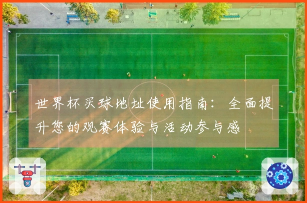 世界杯买球地址使用指南：全面提升您的观赛体验与活动参与感
